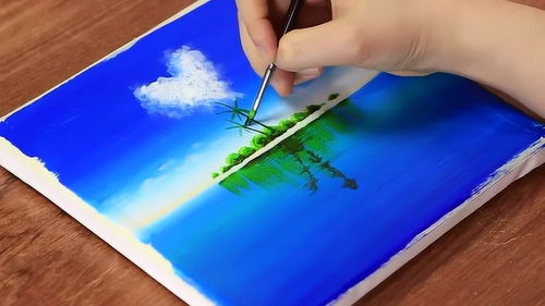 創意藝術畫 心型海島與健身器材的完美融合